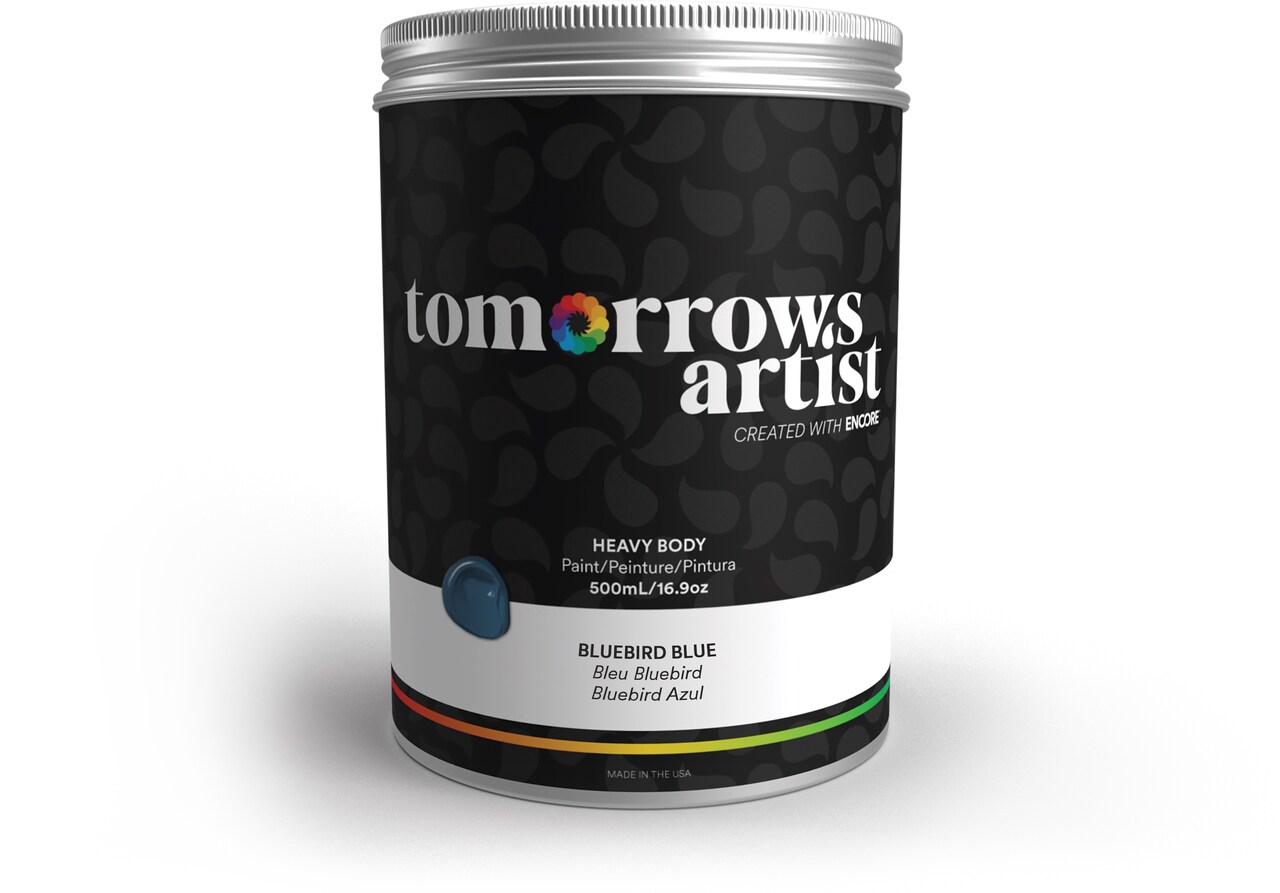Tomorrows Artist: Heavy Body Eco-Friendly Sustainable Acrylic Art Paint 100ml/3.38oz, 250ml/8.45oz, 500ml/16.91oz, 1000ml/33.81oz